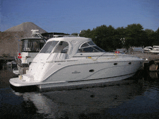 42 rinker at the dock